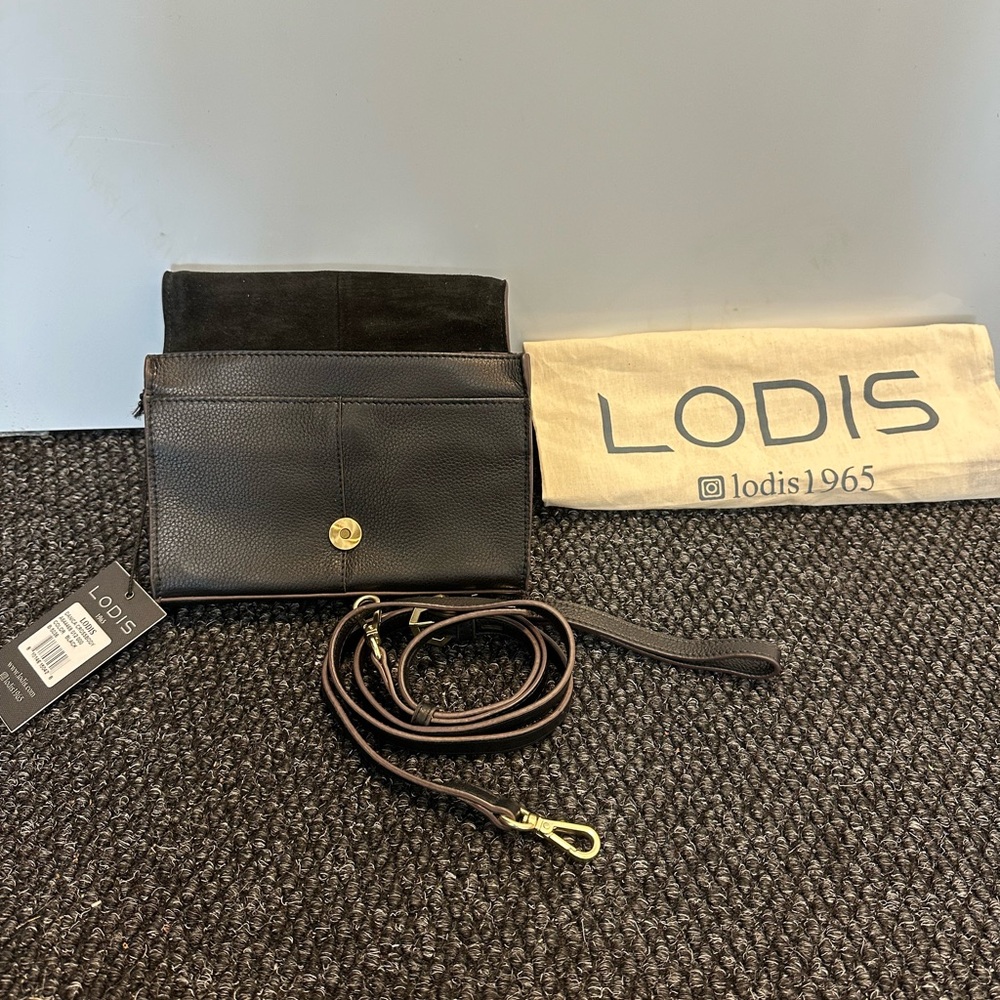 LODIS Leather Front Flap Danica Crossbody